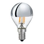 LED E14 Filament lamp - Kopspiegel - 4W - 2700K - Dimbaar | MP011418 | <ul class="list-style -check">
<li>440 Lumen</li>
<li>Warm wit (2700K)</li>
<li>Vervangt 40W</li>
</ul>