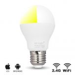 Smart LED E27 lamp - 6W - Dual White - MiBoxer (FUT017) | MP012710 | <ul class="list-style -check">
<li>510 Lumen</li>
<li>Dual white</li>
<li>WiFi/RF Controlled</li>
</ul>