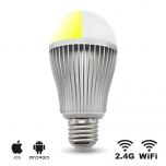 Smart LED E27 lamp - 9W - Dual White - MiBoxer (FUT019) | MP012711 | <ul class="list-style -check">
<li>510 Lumen</li>
<li>Dual white</li>
<li>WiFi/RF Controlled</li>
</ul>