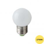LED E27 lamp - G45 - 1W - Warm wit - Waterdicht | MP012716