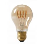 LED E27 Filament lamp - A60 - 4W - 2400K - Dimbaar - Curved - Amber | MP012756 | <ul class="list-style -check">
<li>400 Lumen</li>
<li>Extra warm wit (2400K)</li>
<li>Vervangt 40W</li>
</ul>