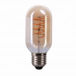 LED E27 Filament lamp - T45 - 4W - 2400K - Dimbaar - Curved - Amber | MP012760 | <ul class="list-style -check">
<li>270 Lumen</li>
<li>Extra warm wit (2400K)</li>
<li>Vervangt 40W</li>
</ul>