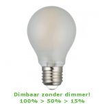 LED E27 Filament - A60 - 7,5W - 2700K - 3-Stap-Dimbaar | MP012764 | <ul class="list-style -check">
<li>780 Lumen</li>
<li>Warm wit (2700K)</li>
<li>Dimmen zonder dimmer</li>
</ul>