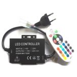 LED Strip 230V RGB Controller - 1500W - met RF afstandsbediening | MP210055 | LED Dimmer