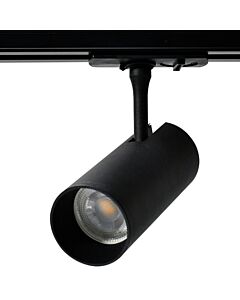 LED Railarmatuur CILINDRO met vervangbare GU10 - 1-fase - Zwart | MP150058Z
