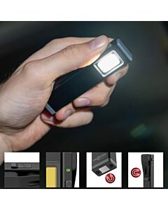 Compact oplaadbare LED-werklamp in zaklampformaat | 500 lumen & magnetisch | MP950001