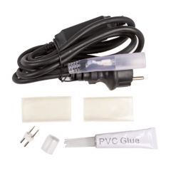 LED Lichtslang Aansluitset - 1,5m + einddop | MP220090