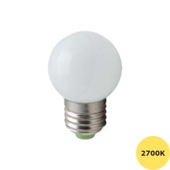 LED E27 lamp - G45 - 1W - Warm wit - Waterdicht | MP012716