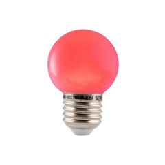 LED E27 lamp - G45 - 1 Watt - Rood - Waterdicht | MP012720