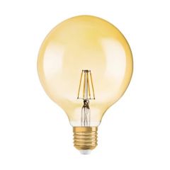 LED E27 Filament lamp - G125 - 6,5W - 2400K - Gold - Dimbaar | MP012737