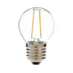LED E27 Filament lamp - G45 - 2W - 2700K - Dimbaar | MP012750 | <ul class="list-style -check">
<li>200 Lumen</li>
<li>Warm wit (2700K)</li>
<li>Vervangt 25W</li>
</ul>