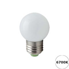 LED E27 lamp - G45 - 1 Watt - Wit - Waterdicht | MP012767