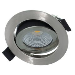 LED-inbouwspot Slimfit Varda - 5W - 2700K - RVS - Dimbaar - IP44 | MP020033C