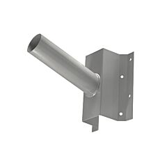 Muursteun voor straatverlichting - Schuin - Ø48mm - Grijs