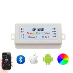 LED Bluetooth Controller - SP105E - max 2048px - 200 effecten | MP210024 | Voor digitale LED strip