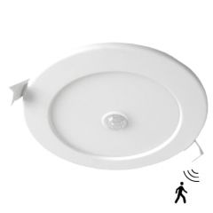 LED Downlight met PIR sensor - Inbouw - 12W - 3000K - Ø170mm | MP150010 | <ul class="list-style -check">
<li>750 Lumen</li>
<li>Warm wit (3000K)</li>
<li>Zaagmaat Ø155 mm</li>
</ul>