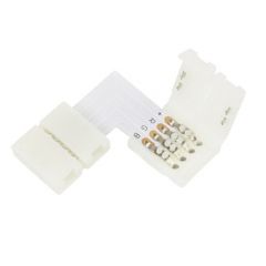 LED Strip 12/24V - Hoek-koppelstuk - RGB - 10mm - 4-polig | MP210046