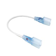 Koppelkabel Neon LED Flex 230V - 2x female - 10cm - SMD2835 (incl. contactpinnen) | MP210119 | <ul class="list-style -check">
<li>Voor Neon LED Flex</li>
<li>Enkelkleurig</li>
<li>Eenvoudig koppelen</li>
</ul>
