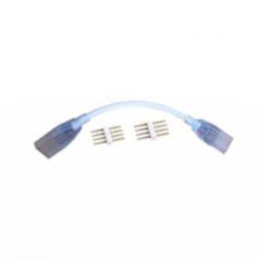 Koppelkabel voor Neon LED Flex RGB - 230V - 2x female - 10cm - SMD5050 (incl. contactpinnen) | MP210124 | 