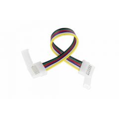 LED Strip 12/24V - RGB+CCT - Koppelkabel - 6-pins - Clip-Clip - 12mm | MP210135