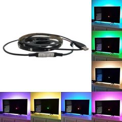 USB LED Strip 5V - Digitale RGB - 6W - 1 meter | MP210139