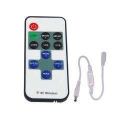 LED Strip Dimmer - Single Color - 12-24V - 6A - met 10 knops RF afstandsbediening | MP210140