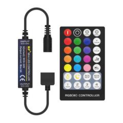 LED Strip Controller - RGB - 12-24V - 6A - met 28 knops RF afstandsbediening | MP210142 | <p>LED strip controller geschikt voor RGB LED strips met RF 28-knops afstandsbediening</p>