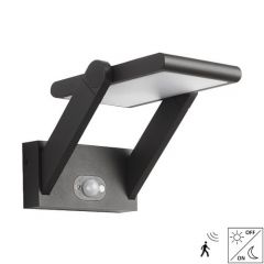 LED Wandlamp Solar Antra - 1,6W - 150Lm - 3000K - Sensor - IP54 | MP230047