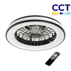 Plafondventilator met LED-lamp PLAVE - Ø485mm - 48W - CCT | MP290012