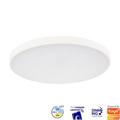 Slimme LED Plafondlamp Plafon - 20W - CCT - WiFi/Bluetooth - Ø390mm - IP20 - Wit | MP290016W