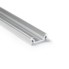 LED Strip Profiel Surface10 - Aluminium Glans - Opbouw - 20x8mm - 1 meter | MP350003AG1