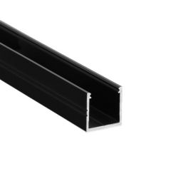 LED Strip Profiel - Smart16 - Zwart - Opbouw - 18,8x18,6mm - 1 meter | MP350012Z1
