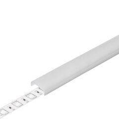 LED Strip Profiel Afdekkap - Arc12 - Opaal - 13,1mm - 1 meter | MP350023O1