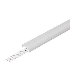 LED Strip Profiel Afdekkap - Surface10 - Klik - Opaal - 13,1mm - 1 meter | MP350024O1