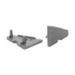 Einddop voor LED strip hoekprofiel Corner10 - Aluminium - Opbouw (2 stuks) | MP350043