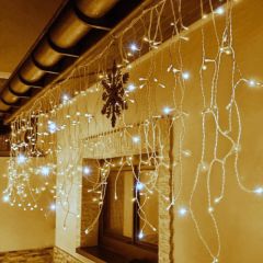 LED-kerstverlichting IJspegel Koelwit - 10m - 200 LEDs - 50 Strengen (60cm) - IP44 | MP920003D
