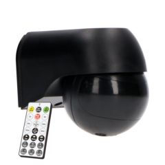 PIR Bewegingssensor met afstandsbediening - 2000W - IP54 - Zwart | MP990009 | <ul class="list-style -check">
<li>Timerfunctie</li>
<li>Gevoeligheid instelbaar</li>
<li>IP54</li>
</ul>