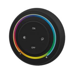 MiBoxer draadloze touch RGB+CCT afstandsbediening - Rond - Zwart - S2-B | MP990223Z