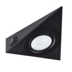 Onderbouwarmatuur ZEPO - Driehoek - Zwart - Opbouw - G4 - met schakelaar | MP990239