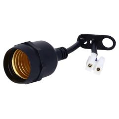 Verhuisfitting - E27 - 15cm - Zwart | MP990261