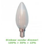 LED E14 Filament kaarslamp - 4W - 2700K - 3-Stap-Dimbaar | MP011424