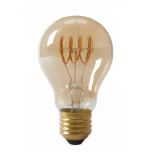 LED E27 Filament lamp - A60 - 4W - 2400K - Dimbaar - Curved - Amber | MP012756
