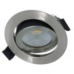 LED-inbouwspot Slimfit Varda - 5W - 2700K - RVS - Dimbaar - IP44 | MP020033C