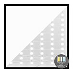 LED Backlit Pro Paneel Zwart 60x60cm - 30W - CCT - UGR<19 - Flikkervrij | MP070124