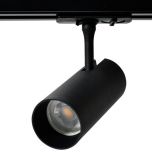 LED Railarmatuur CILINDRO met vervangbare GU10 - 1-fase - Zwart | MP150058Z