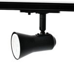 LED Railarmatuur CONO met vervangbare GU10 - 1-fase - Zwart | MP150059Z