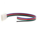 LED Strip 12/24V - RGB - Aansluitkabel - Clip-Open eind - 10 mm | MP210042