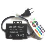 LED strip 230V RGB Controller - 1500W - met RF afstandsbediening | MP210055