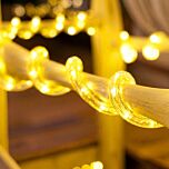 LED Lichtslang - Geel - 2,4W/m - IP65 - Gekleurd PVC