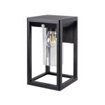 Wandlamp VIMO - Zwart - vervangbare E27 - Bewegingssensor - IP44 | MP230041S